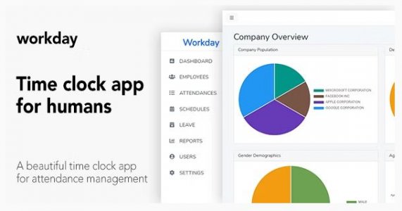 Workday - A Time Clock Application For Employees