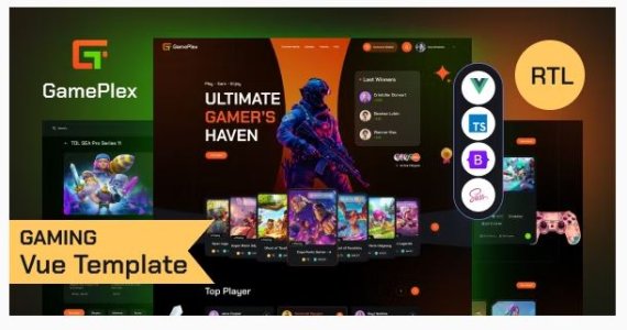 eSports and Gaming NFT Vue Template