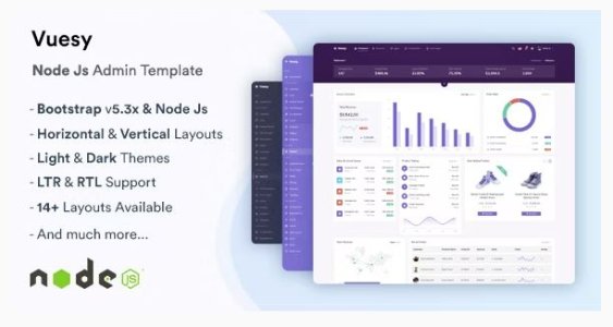 NodeJs Admin & Dashboard Template